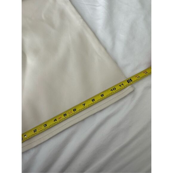 NWT GOOD AMERICAN Faux Leather PantsSz 6/29  Color Bone001 - Picture 8 of 10